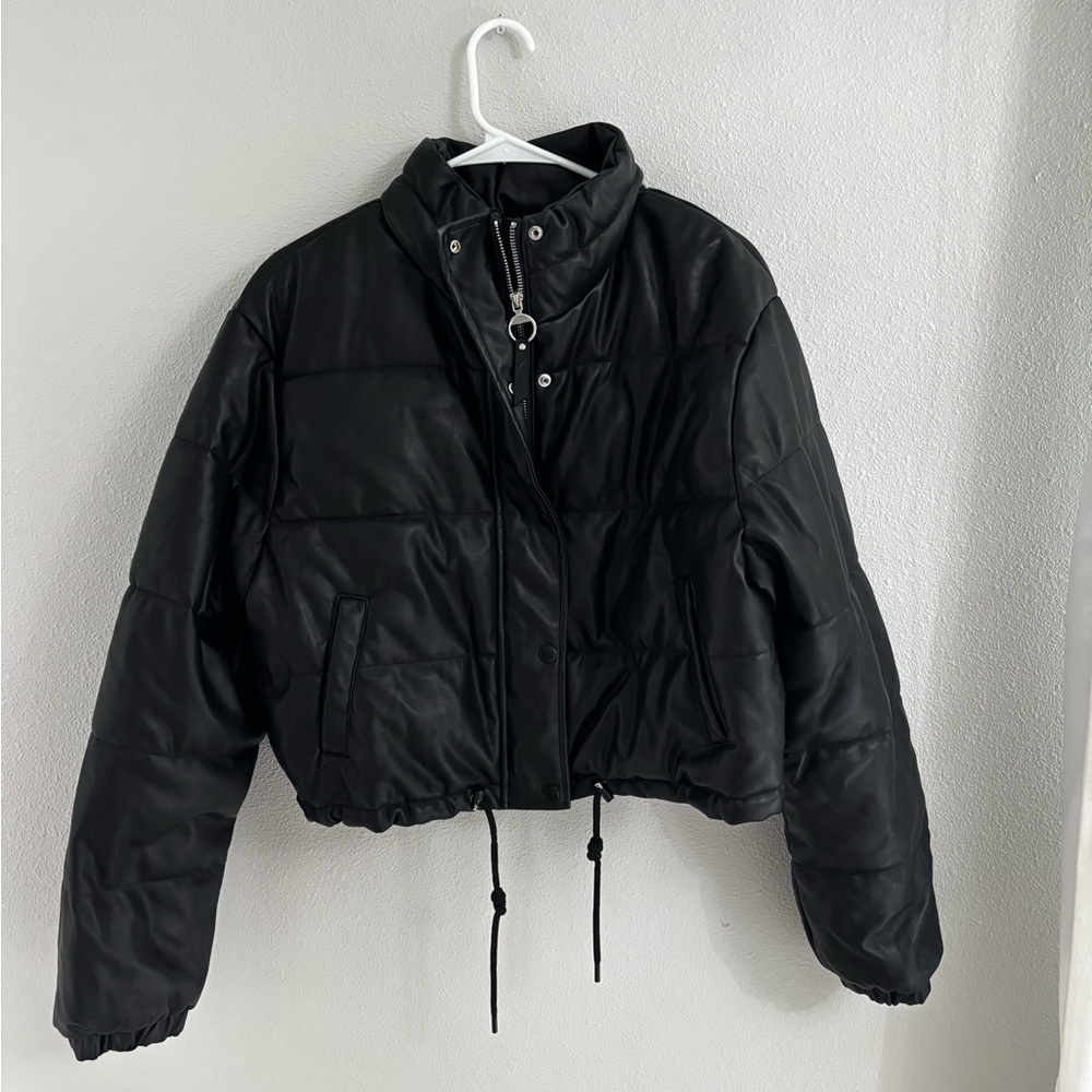 Black Women's Puffer Jacket
